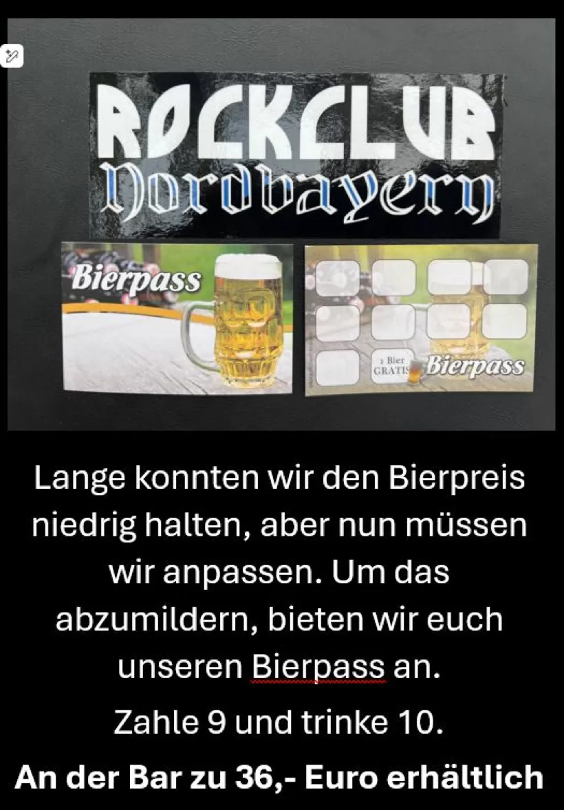 Ansicht vom neuen Bierpass mit neun Stempelfeldern